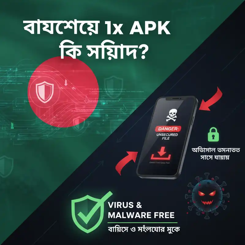 বাংলাদেশে 1x APK এর নিরাপত্তা যাচাই