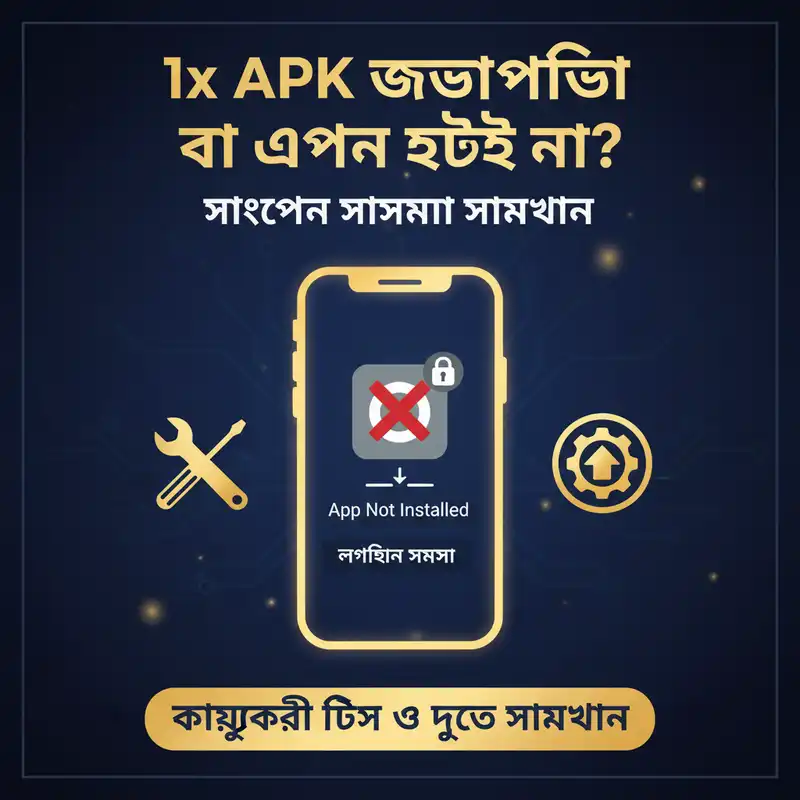 1x অ্যাপ সমস্যার সমাধান গাইড